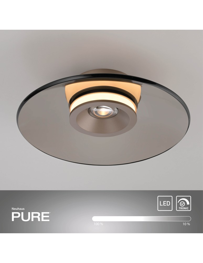 Paul Neuhaus Pure Moon Lampa Sufitowa Brązowy 6094-97