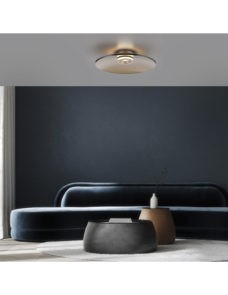 Paul Neuhaus Pure Moon Lampa Sufitowa Brązowy 6095-97