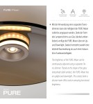 Paul Neuhaus Pure Moon Lampa Sufitowa Brązowy 6095-97