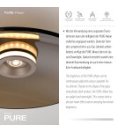 Paul Neuhaus Pure Moon Lampa Sufitowa Brązowy 6095-97