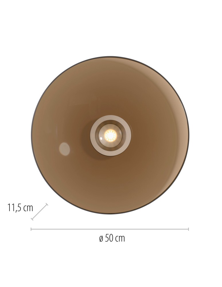 Paul Neuhaus Pure Moon Lampa Sufitowa Brązowy 6095-97