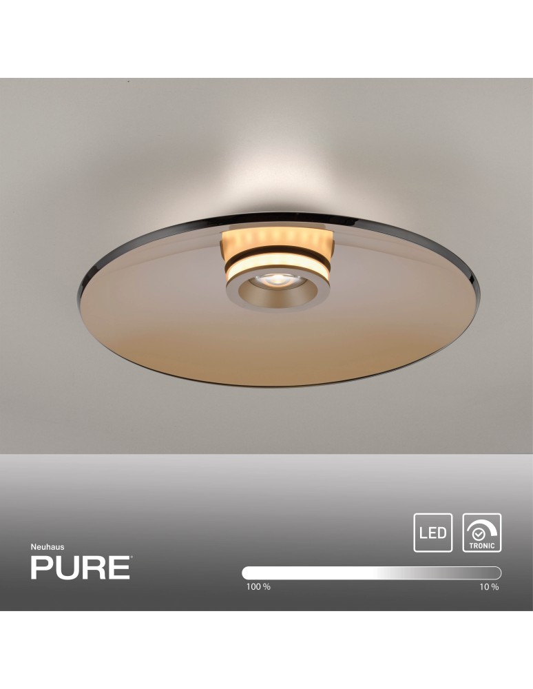 Paul Neuhaus Pure Moon Lampa Sufitowa Brązowy 6095-97