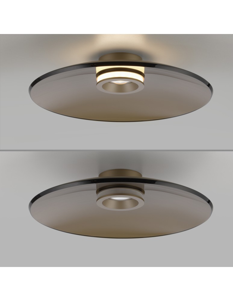 Paul Neuhaus Pure Moon Lampa Sufitowa Brązowy 6095-97