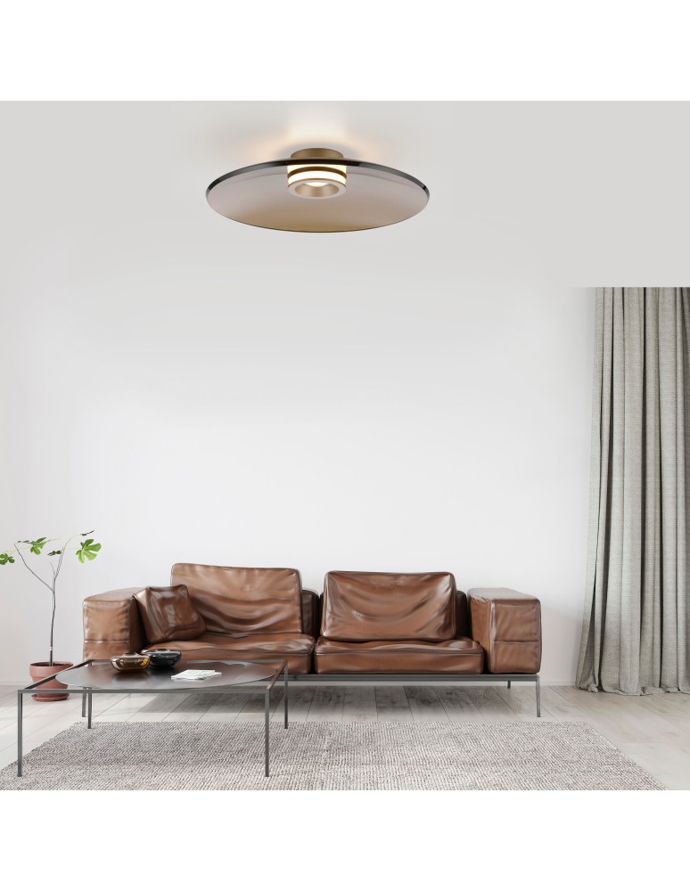 Paul Neuhaus Pure Moon Lampa Sufitowa Brązowy 6095-97