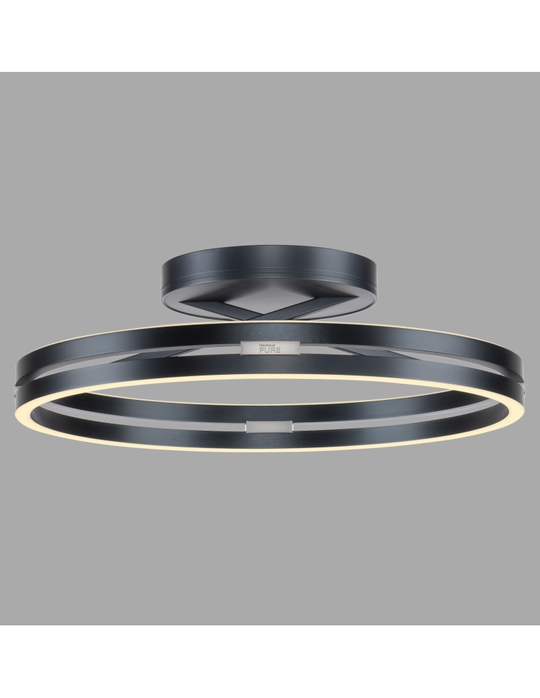 Paul Neuhaus Pure Loop Lampa Sufitowa Szary 6552-15
