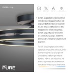 Paul Neuhaus Pure Loop Lampa Sufitowa Szary 6552-15