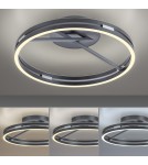 Paul Neuhaus Pure Loop Lampa Sufitowa Szary 6552-15