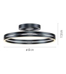 Paul Neuhaus Pure Loop Lampa Sufitowa Szary 6552-15