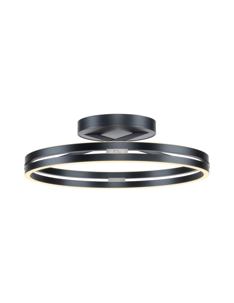 Paul Neuhaus Pure Loop Lampa Sufitowa Szary 6552-15