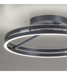 Paul Neuhaus Pure Loop Lampa Sufitowa Szary 6552-15