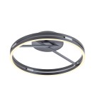 Paul Neuhaus Pure Loop Lampa Sufitowa Szary 6552-15