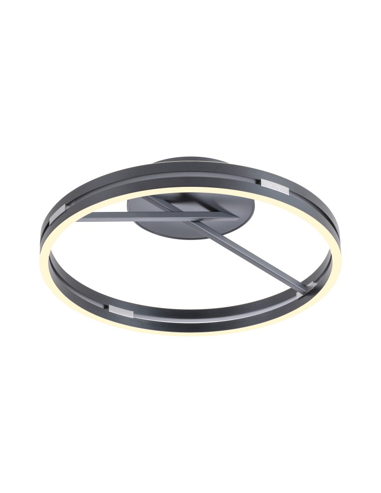 Paul Neuhaus Pure Loop Lampa Sufitowa Szary 6552-15