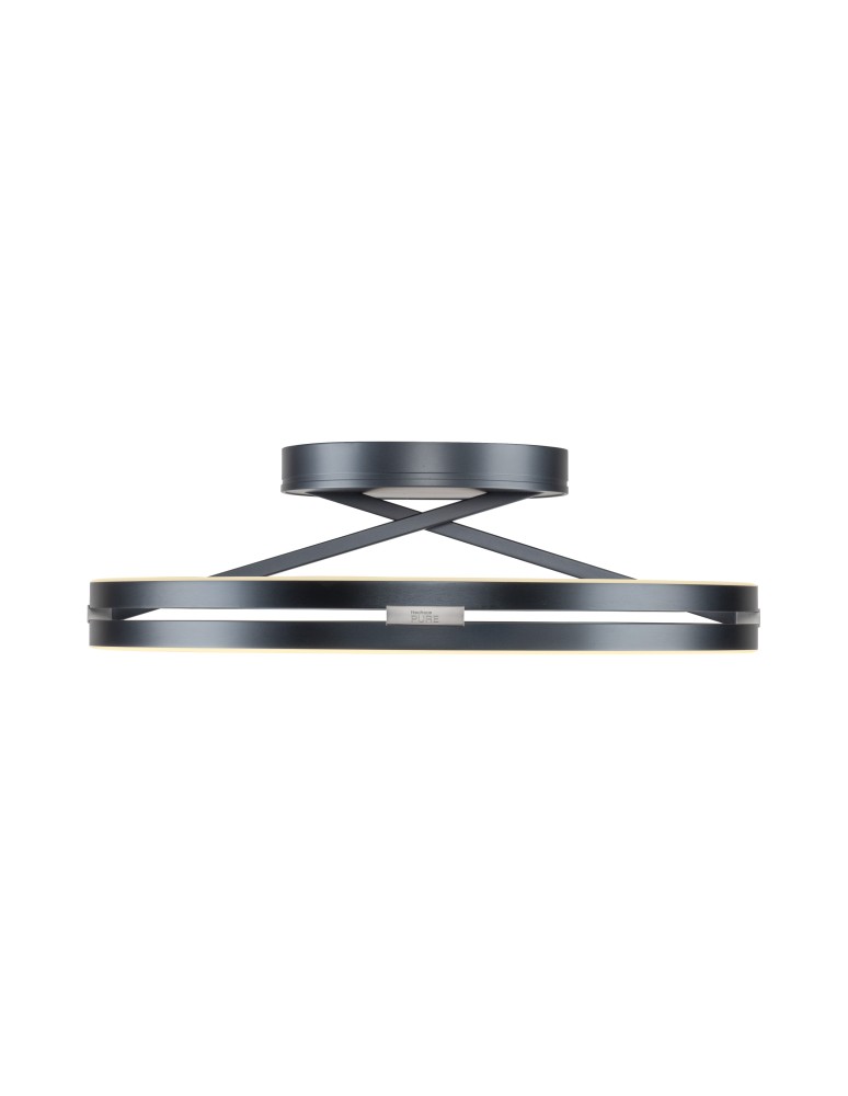 Paul Neuhaus Pure Loop Lampa Sufitowa Szary 6552-15