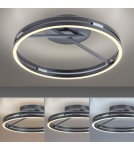 Paul Neuhaus Pure Loop Lampa Sufitowa Szary 6552-15