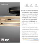 Paul Neuhaus Pure Loop Lampa Sufitowa Czarny/Matowy Mosiądz 6552-68