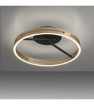 Paul Neuhaus Pure Loop Lampa Sufitowa Czarny/Matowy Mosiądz 6552-68