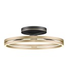 Paul Neuhaus Pure Loop Lampa Sufitowa Czarny/Matowy Mosiądz 6552-68