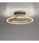 Paul Neuhaus Pure Loop Lampa Sufitowa Czarny/Matowy Mosiądz 6552-68