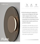 Paul Neuhaus Pure Moon Kinkiet/Lampa Sufitowa Brązowy 9594-97