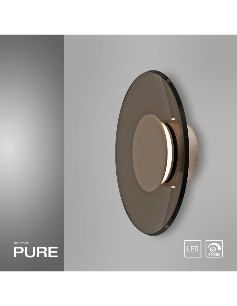 Paul Neuhaus Pure Moon Kinkiet/Lampa Sufitowa Brązowy 9594-97