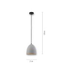 Paul Neuhaus Eton Lampa Wisząca Szary/Czarny 2231-22