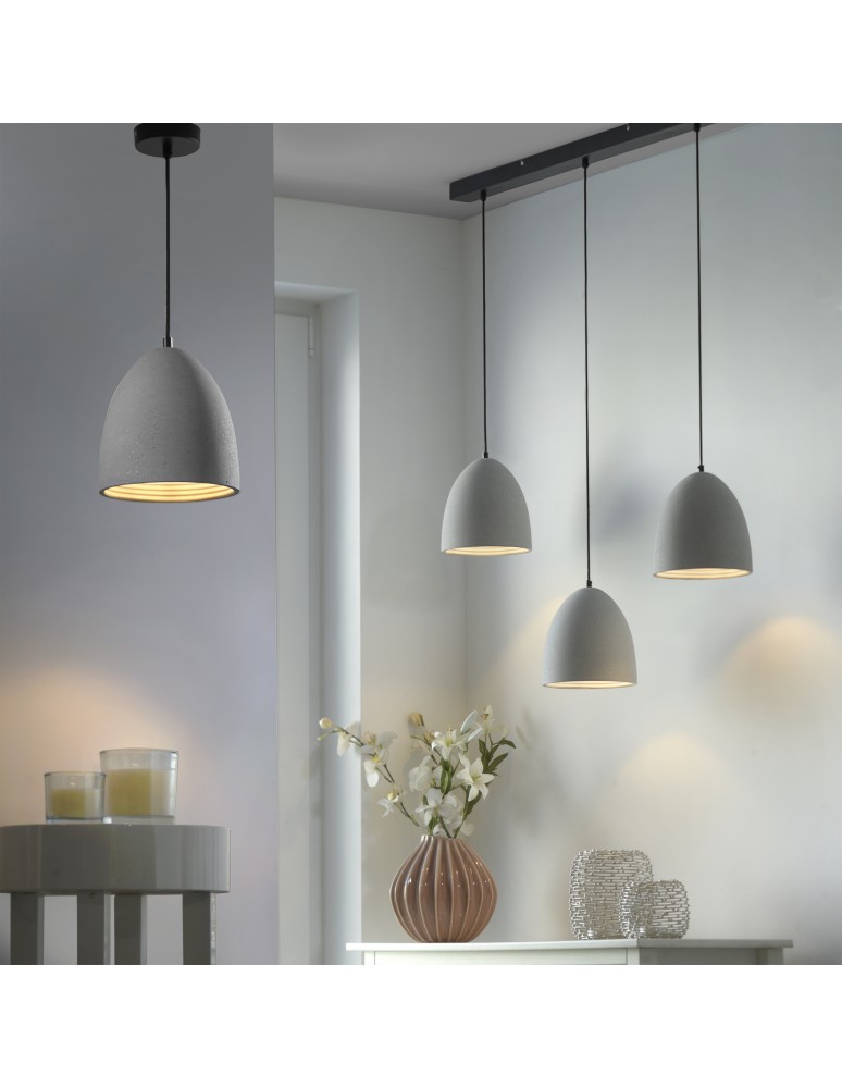 Paul Neuhaus Eton Lampa Wisząca Szary/Czarny 2231-22