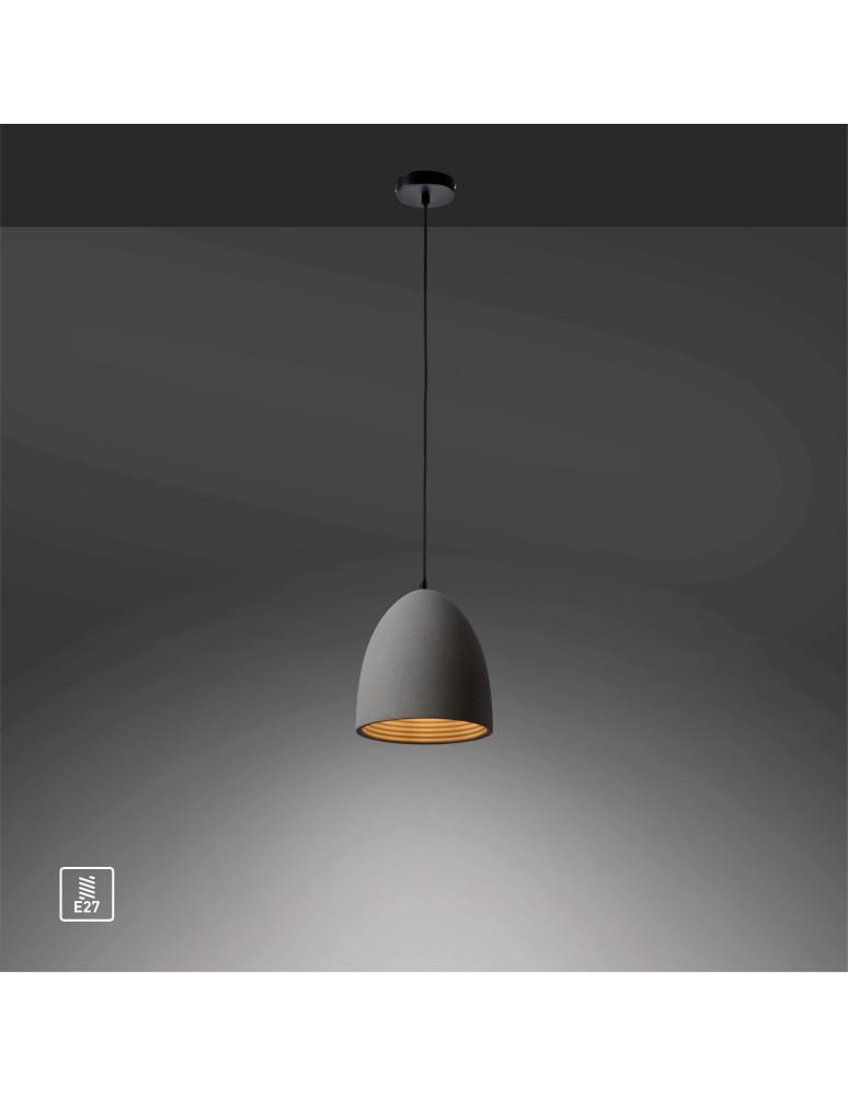 Paul Neuhaus Eton Lampa Wisząca Szary/Czarny 2231-22