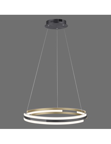 Paul Neuhaus Q-Beluga Lampa Wisząca Matowy Mosiądz 2051-60
