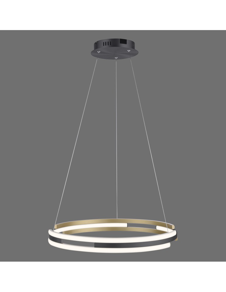Paul Neuhaus Q-Beluga Lampa Wisząca Matowy Mosiądz 2051-60