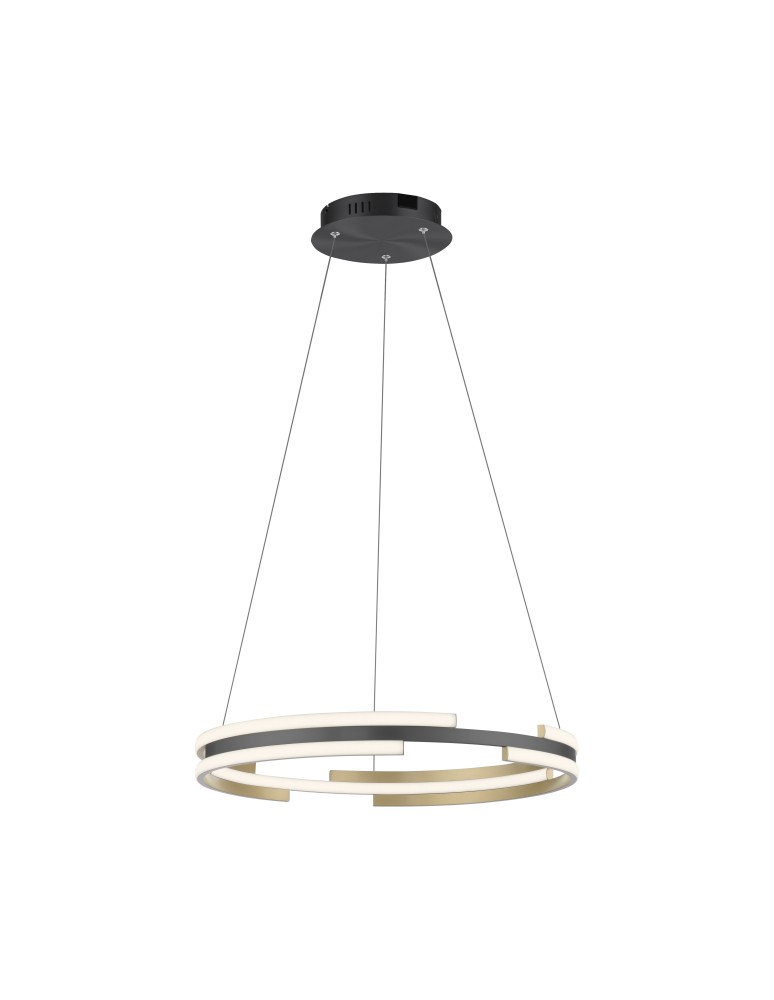 Paul Neuhaus Q-Beluga Lampa Wisząca Matowy Mosiądz 2051-60