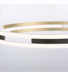 Paul Neuhaus Q-Beluga Lampa Wisząca Matowy Mosiądz 2051-60