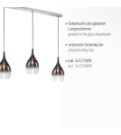 Paul Neuhaus Pilua Lampa Wisząca Chrom 2063-17