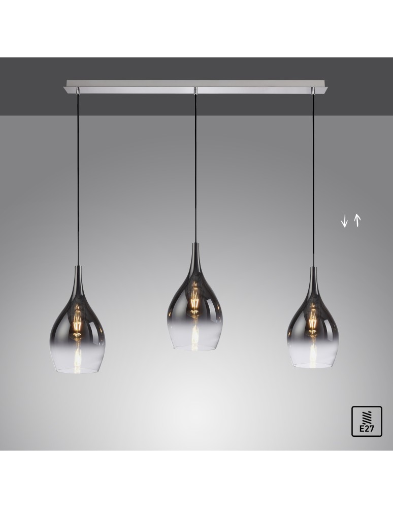 Paul Neuhaus Pilua Lampa Wisząca Chrom 2063-17
