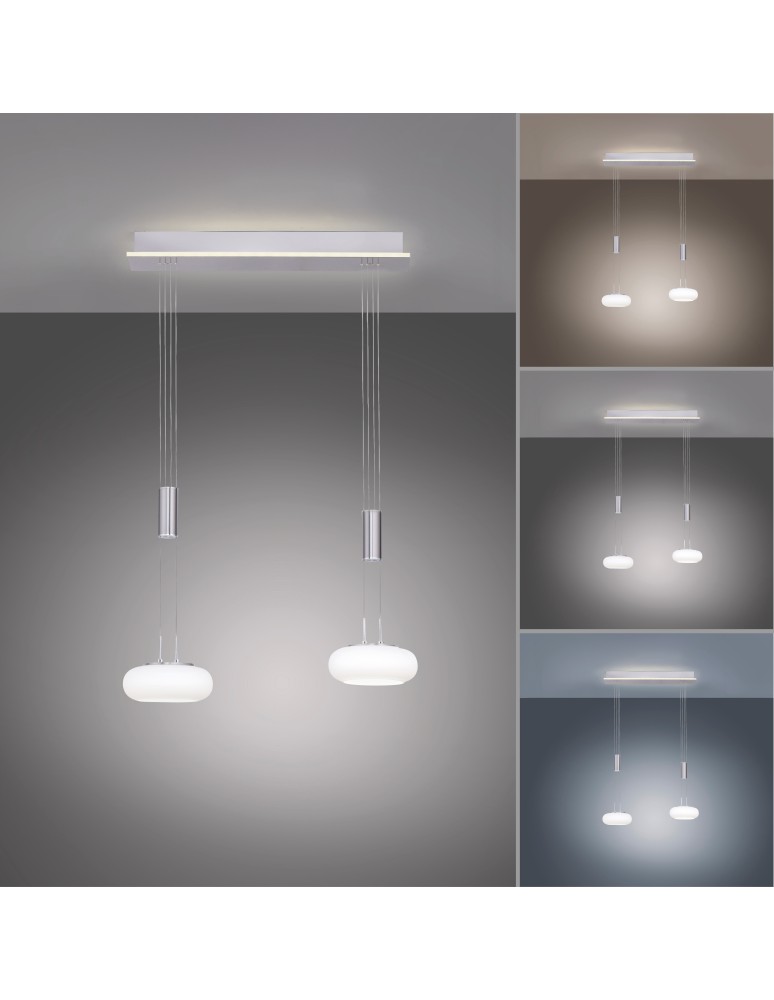 Paul Neuhaus Q-Etienne Lampa Wisząca Stalowy 2076-55