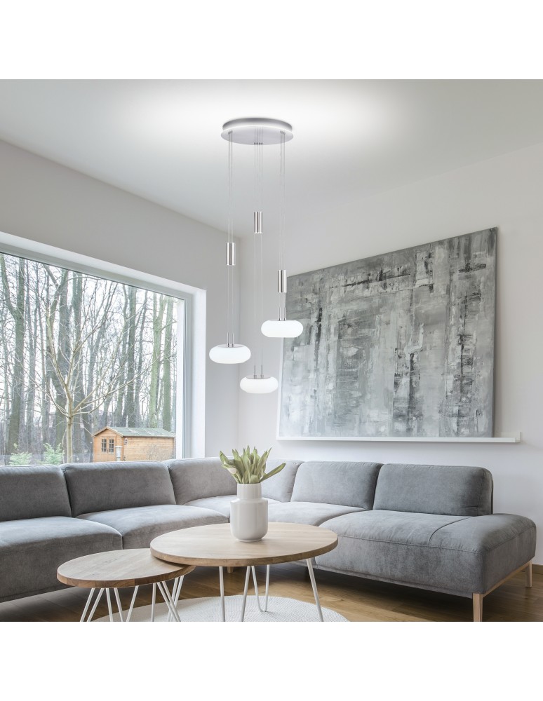 Paul Neuhaus Q-Etienne Lampa Wisząca Stalowy 2078-55