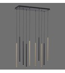 Paul Neuhaus Flute Lampa Wisząca Matowy Mosiądz/Czarny 2110-18
