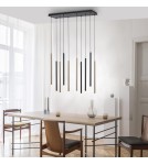 Paul Neuhaus Flute Lampa Wisząca Matowy Mosiądz/Czarny 2110-18