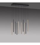 Paul Neuhaus Flute Lampa Wisząca Matowy Mosiądz/Czarny 2110-18