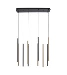 Paul Neuhaus Flute Lampa Wisząca Matowy Mosiądz/Czarny 2110-18
