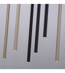 Paul Neuhaus Flute Lampa Wisząca Matowy Mosiądz/Czarny 2110-18