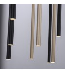 Paul Neuhaus Flute Lampa Wisząca Matowy Mosiądz/Czarny 2110-18