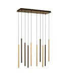 Paul Neuhaus Flute Lampa Wisząca Matowy Mosiądz/Czarny 2110-18