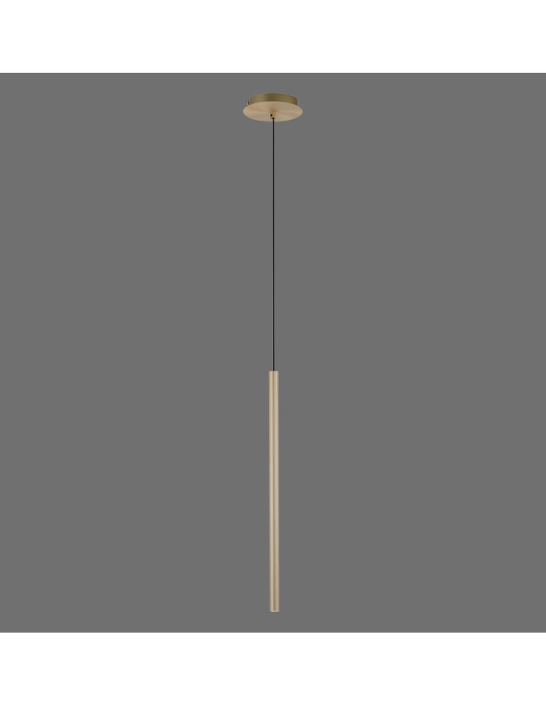 Paul Neuhaus Flute Lampa Wisząca Matowy Mosiądz 2111-60