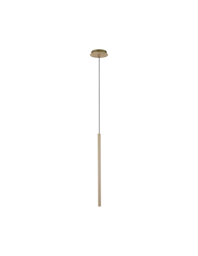 Paul Neuhaus Flute Lampa Wisząca Matowy Mosiądz 2111-60