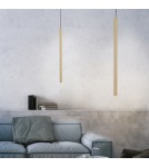 Paul Neuhaus Flute Lampa Wisząca Matowy Mosiądz 2111-60