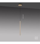 Paul Neuhaus Flute Lampa Wisząca Matowy Mosiądz 2111-60