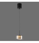 Paul Neuhaus Rika Lampa Wisząca Czarny/Smoky 2112-18