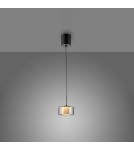Paul Neuhaus Rika Lampa Wisząca Czarny/Smoky 2112-18