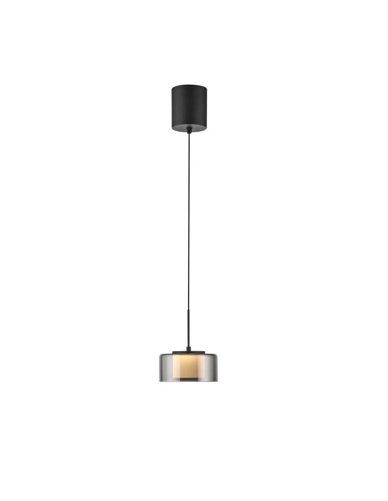 Paul Neuhaus Rika Lampa Wisząca Czarny/Smoky 2112-18