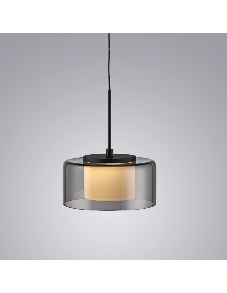 Paul Neuhaus Rika Lampa Wisząca Czarny/Smoky 2112-18